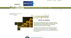 Desktop Screenshot of condo.notaire-direct.com