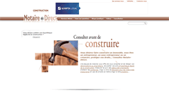 Desktop Screenshot of construction.notaire-direct.com