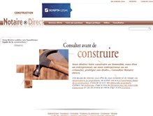 Tablet Screenshot of construction.notaire-direct.com